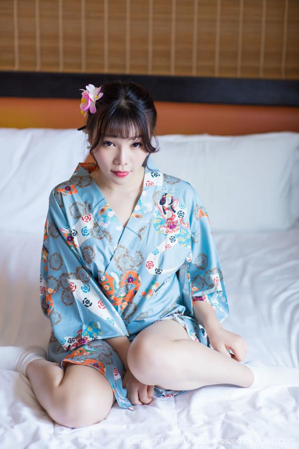 芝芝Booty《韵味和服+性感内衣》 [爱蜜社IMISS] VOL.173 